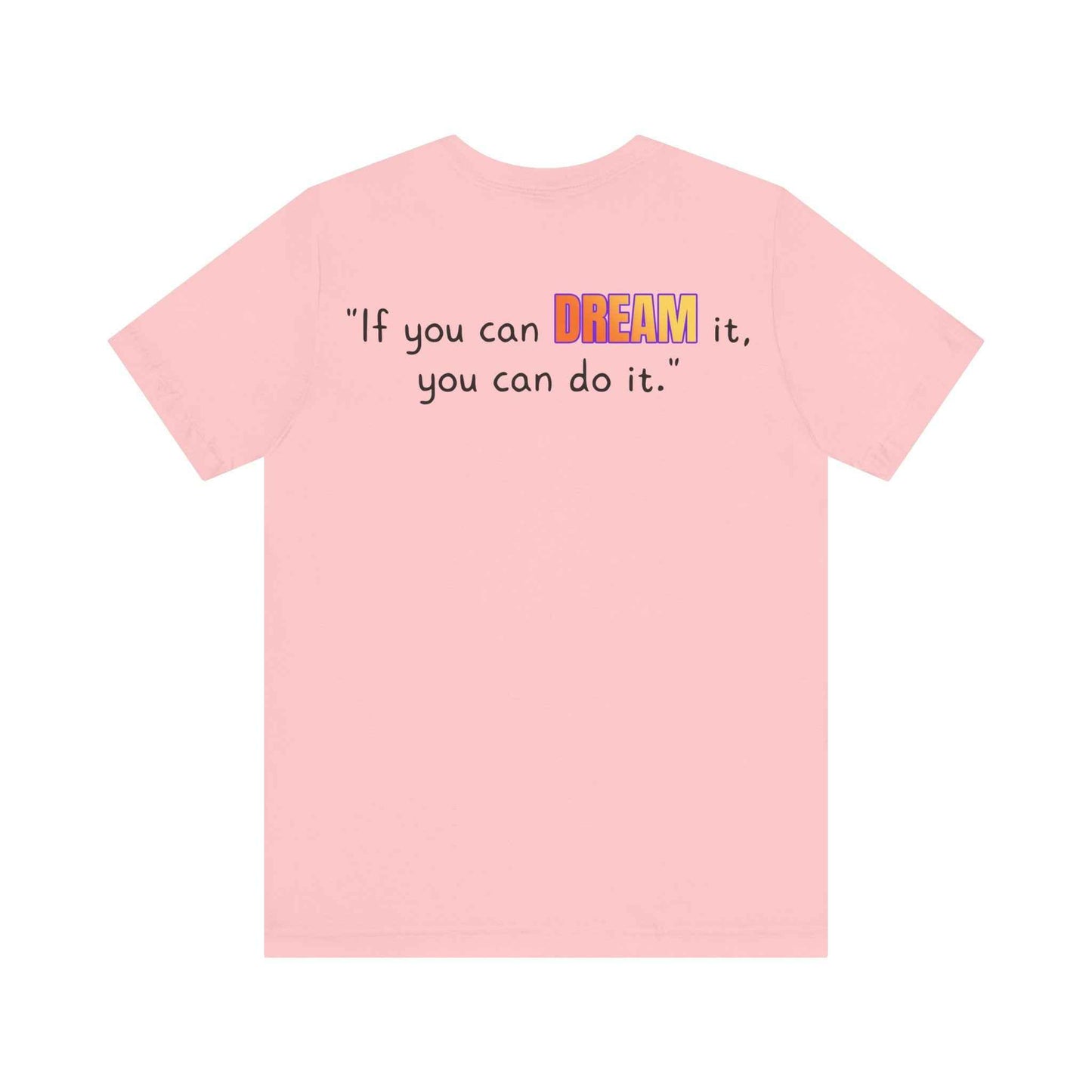 GOATI Unisex Premium Motivational T-shirt | "If You Can Dream It, You Can Do It" Airlume Cotton Tee | Soft & Comfortable