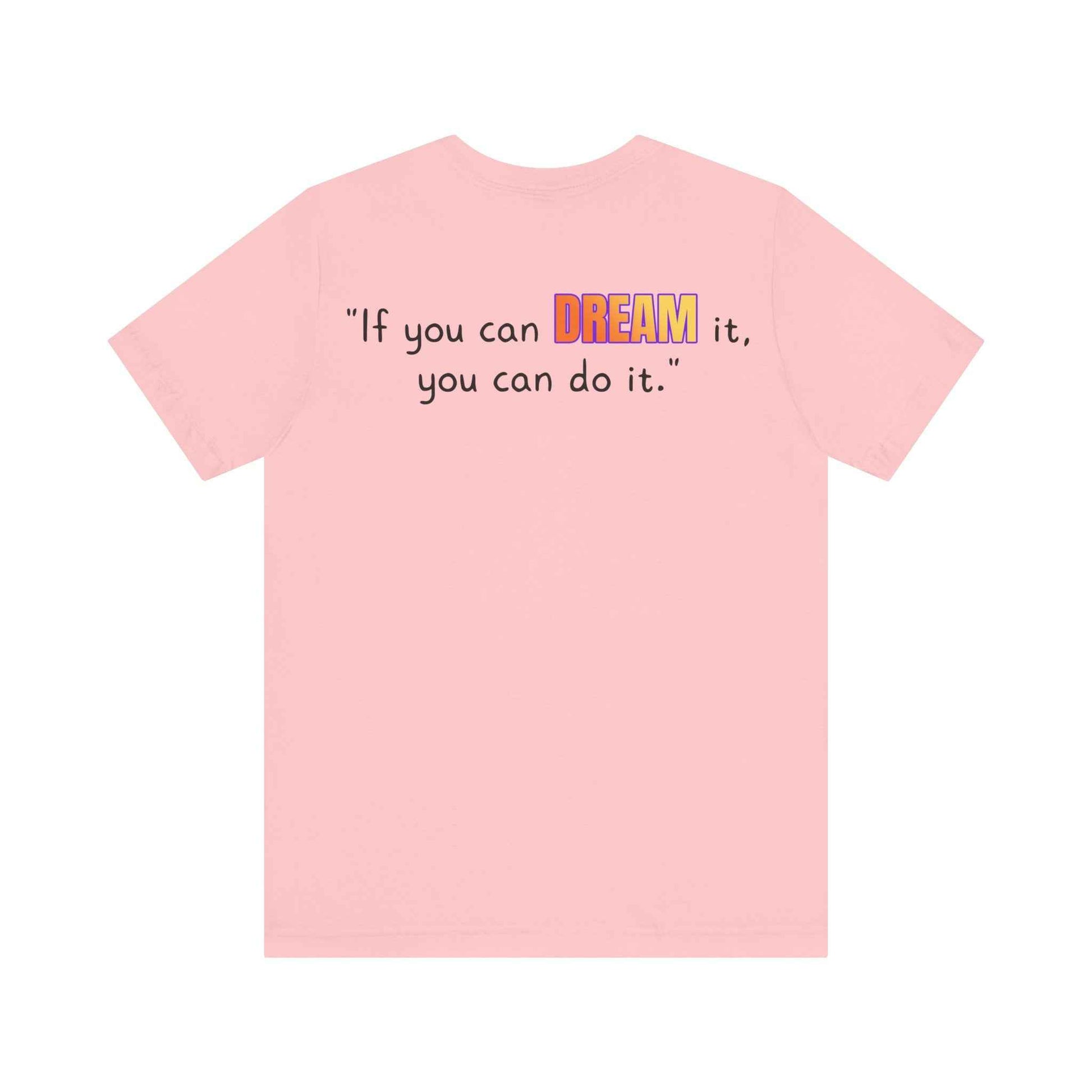 GOATI Unisex Premium Motivational T-shirt | "If You Can Dream It, You Can Do It" Airlume Cotton Tee | Soft & Comfortable