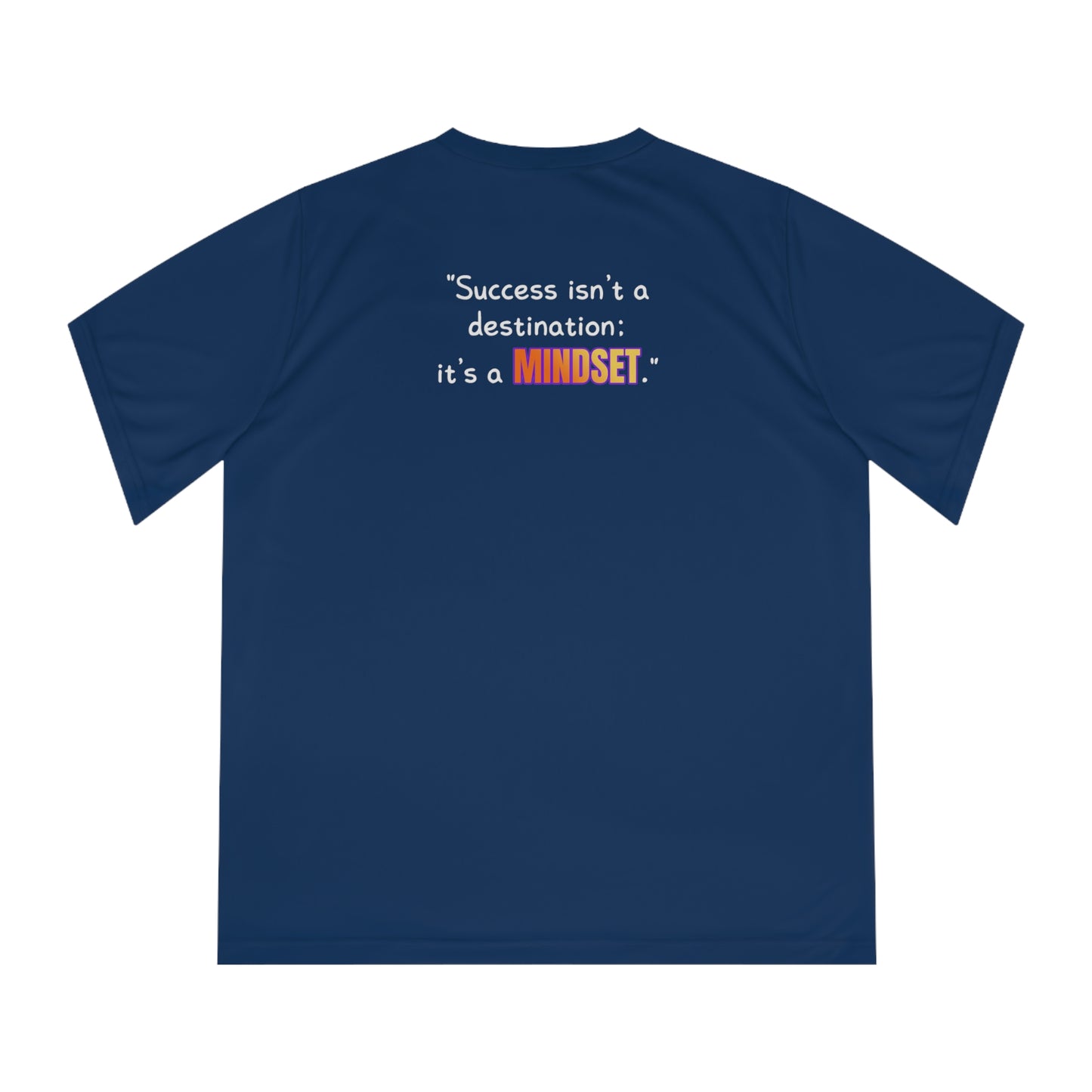 GOATI Women's Performance V-Neck T-Shirt | Moisture-Wicking & Breathable Tee | "Success Isn’t a Destination; It’s a Mindset" - GOATI