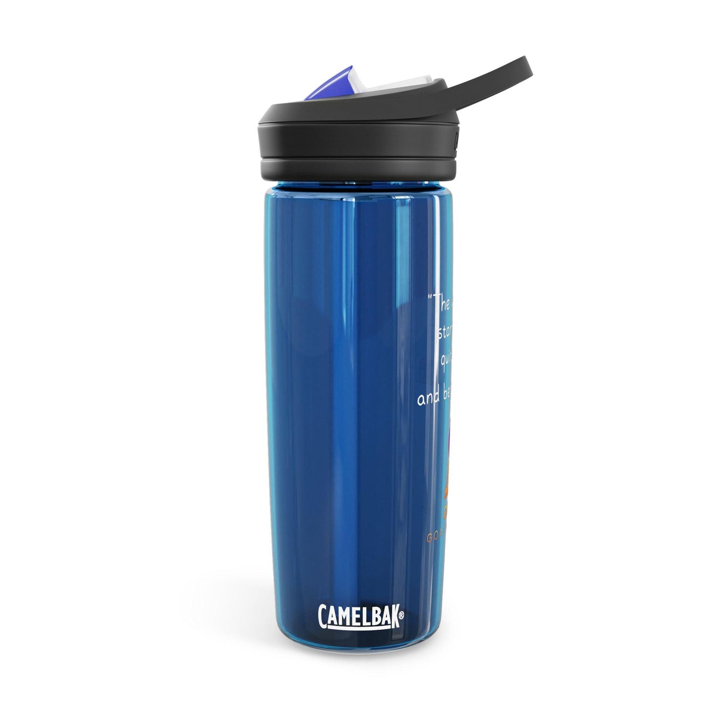 GOATI CamelBak Eddy® Water Bottle | “Quit Talking and Begin Doing”  Motivational 20oz/25oz Hydration Bottle - GOATI