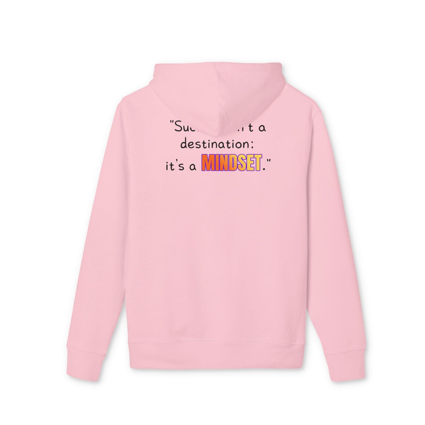 GOATI Unisex Premium Hoodie – 100% Organic Cotton, Heavyweight Fleece | “Success Isn’t a Destination; It’s a Mindset” Motivational Hoodie - GOATI