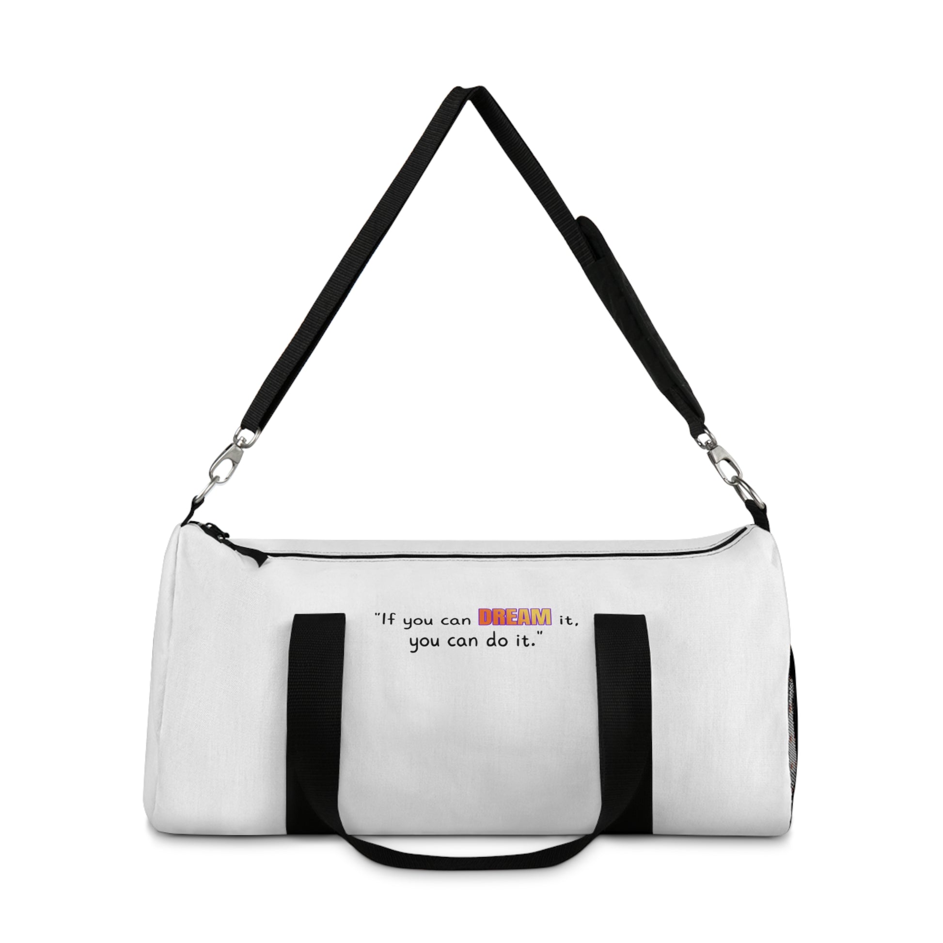 GOATI Motivational Duffel Bag | "If You Can Dream It, You Can Do It" | Durable Gym, Fitness & Travel Bag for Everyday Use - GOATI