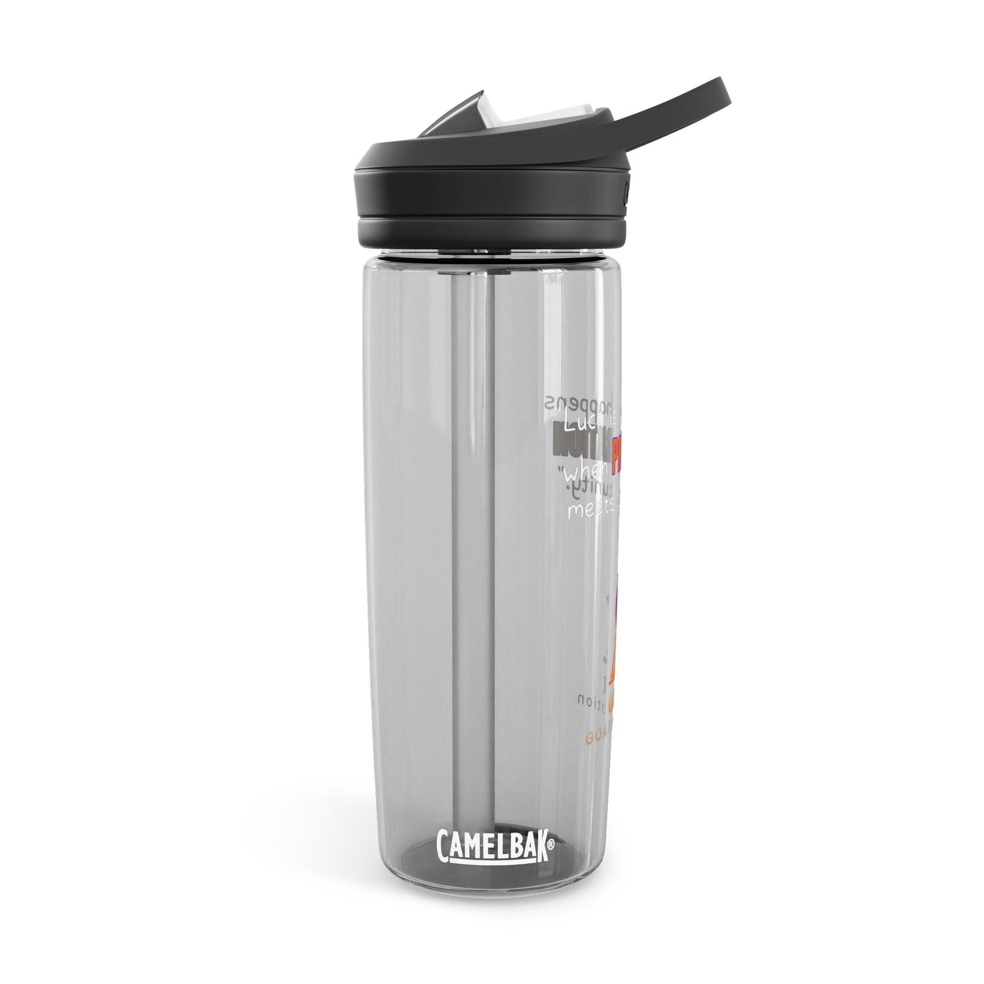 GOATI CamelBak Eddy® Water Bottle | “When Preparation Meets Opportunity”  Motivational 20oz/25oz Hydration Bottle - GOATI