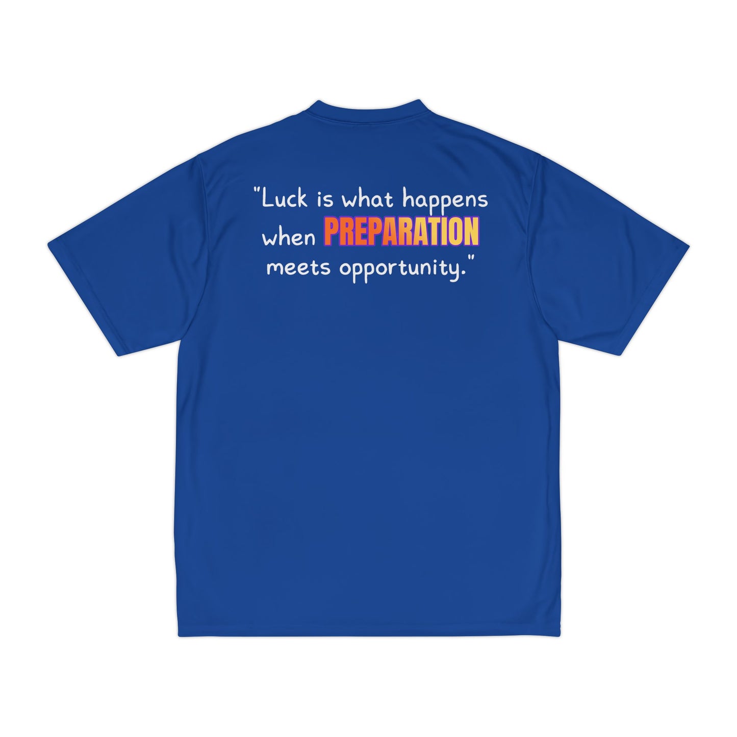 GOATI Men's Performance T-Shirt | Moisture-Wicking & Breathable Tee | "When Preparation Meets Opportunity"