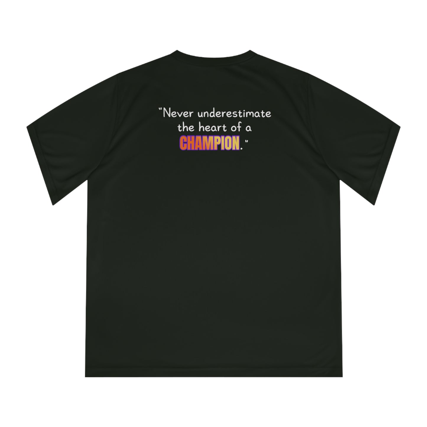 GOATI Women's Performance V-Neck T-Shirt | Moisture-Wicking & Breathable Tee | "Heart of a Champion" - GOATI