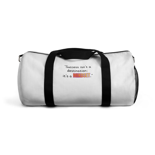 GOATI Motivational Duffel Bag | "Success Isn’t a Destination; It’s a Mindset" | Durable Gym, Fitness & Travel Bag for Everyday Use - GOATI