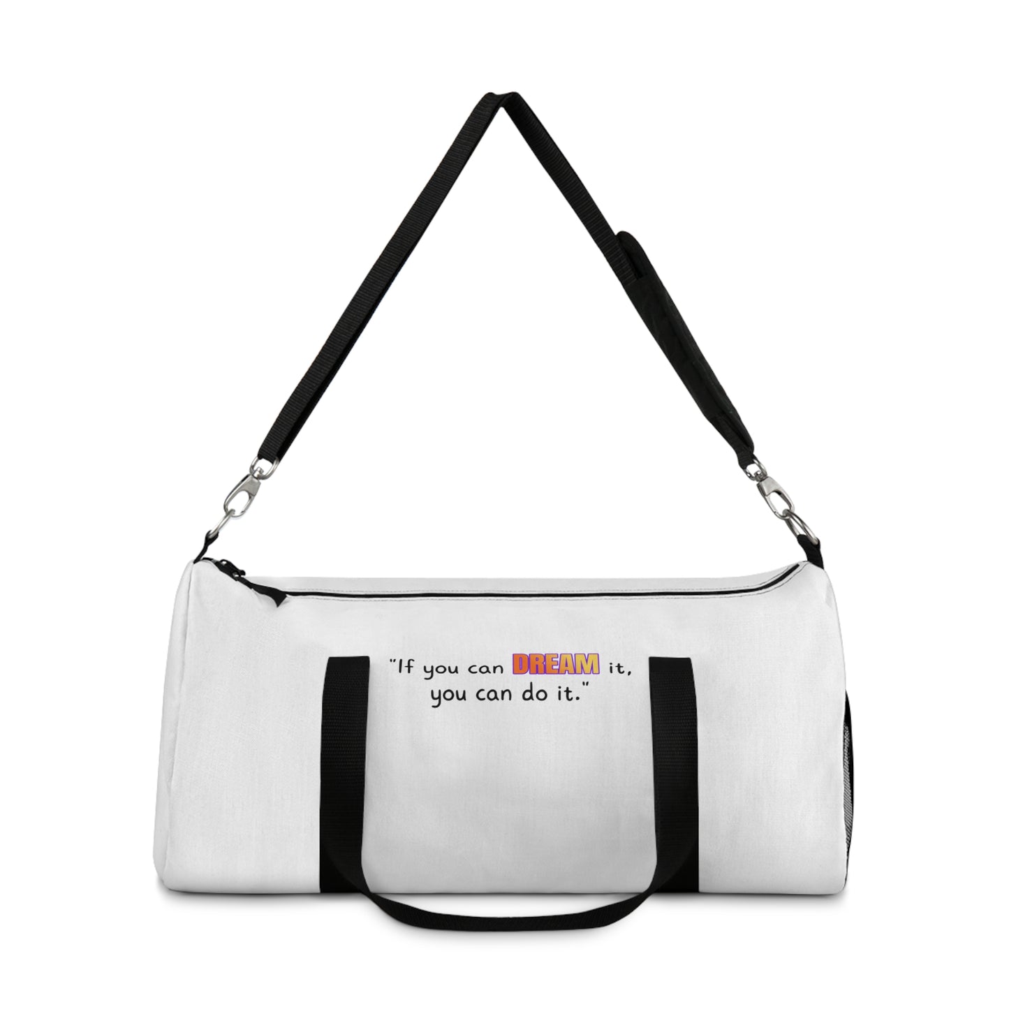 GOATI Motivational Duffel Bag | "If You Can Dream It, You Can Do It" | Durable Gym, Fitness & Travel Bag for Everyday Use - GOATI