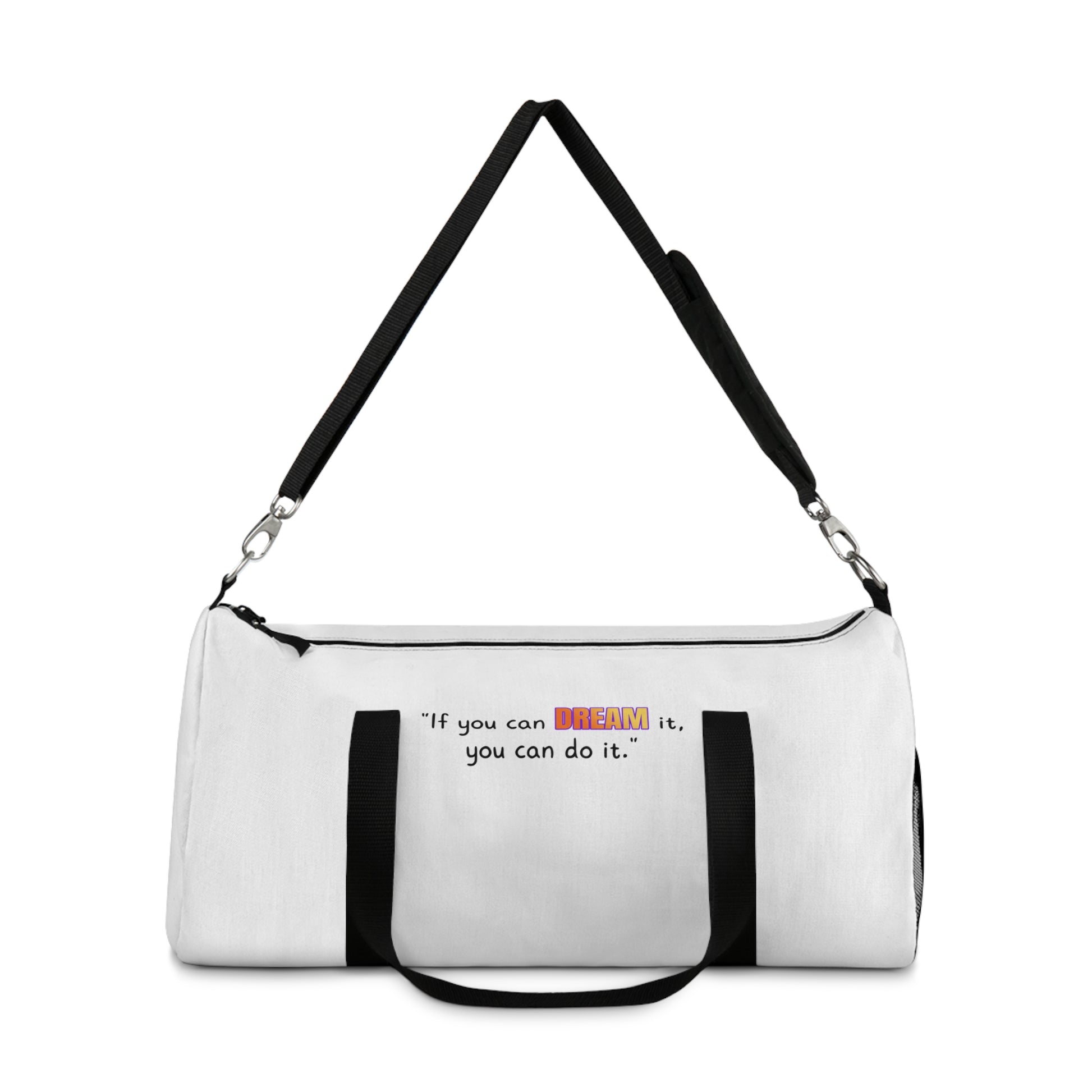 GOATI Motivational Duffel Bag | "If You Can Dream It, You Can Do It" | Durable Gym, Fitness & Travel Bag for Everyday Use - GOATI