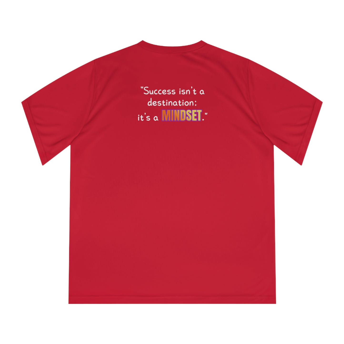 GOATI Women's Performance V-Neck T-Shirt | Moisture-Wicking & Breathable Tee | "Success Isn’t a Destination; It’s a Mindset" - GOATI