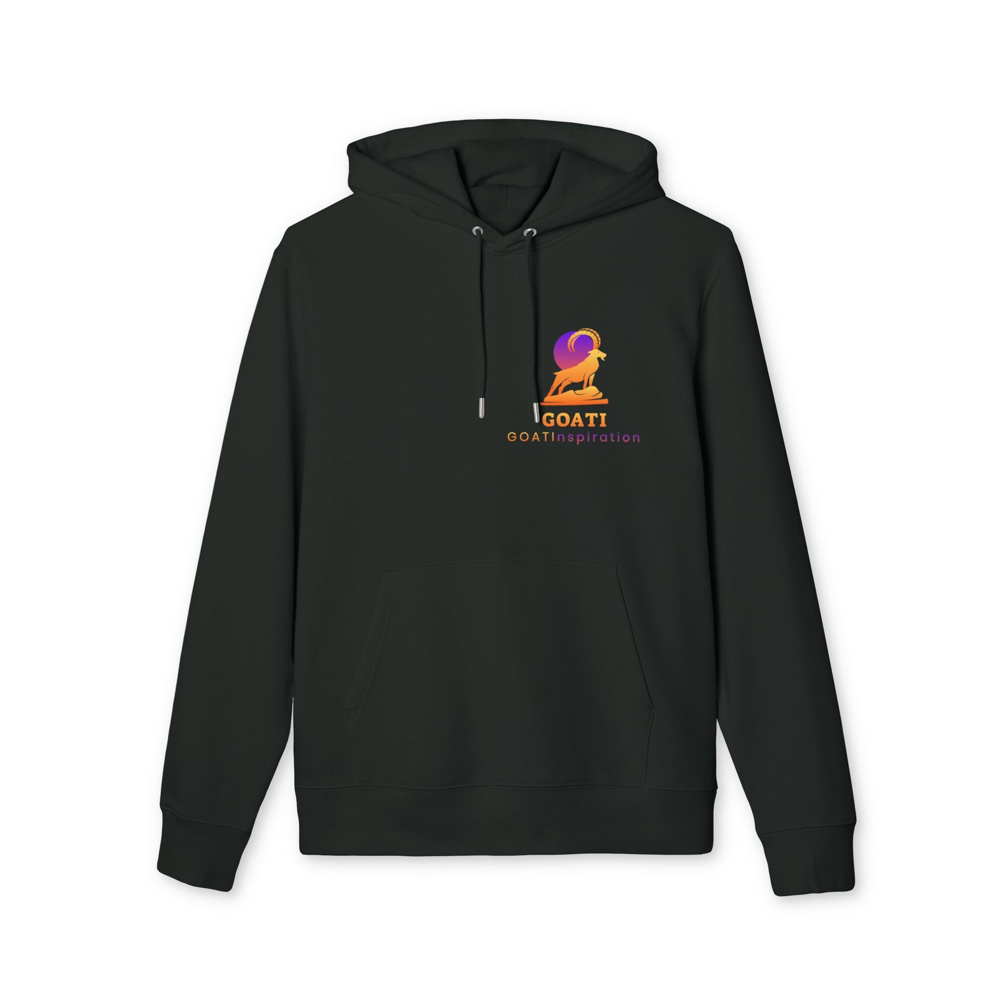 GOATI Unisex Premium Hoodie – 100% Organic Cotton, Heavyweight Fleece | “If You Quit Once, It Becomes a Habit. Never Quit!” Motivational Hoodie - GOATI