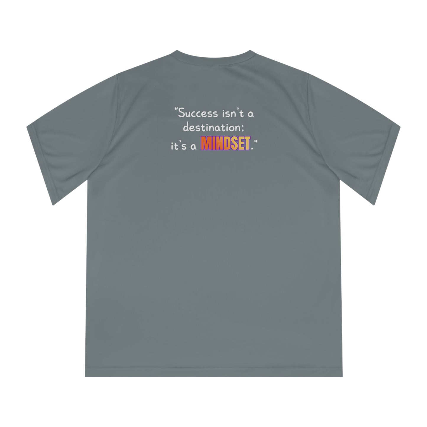 GOATI Women's Performance V-Neck T-Shirt | Moisture-Wicking & Breathable Tee | "Success Isn’t a Destination; It’s a Mindset" - GOATI