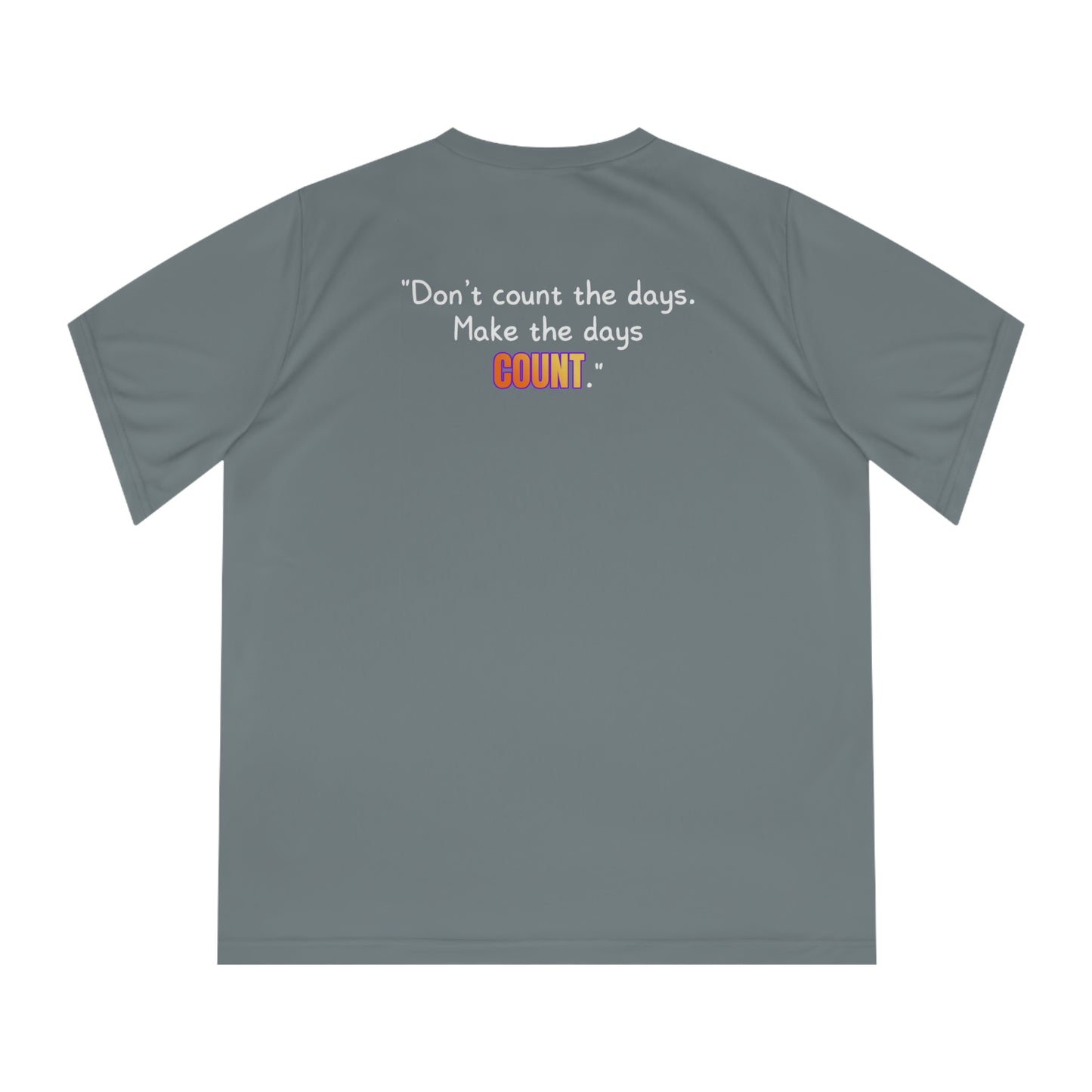 GOATI Women's Performance V-Neck T-Shirt | Moisture-Wicking & Breathable Tee | "Don’t Count the Days. Make the Days Count" - GOATI