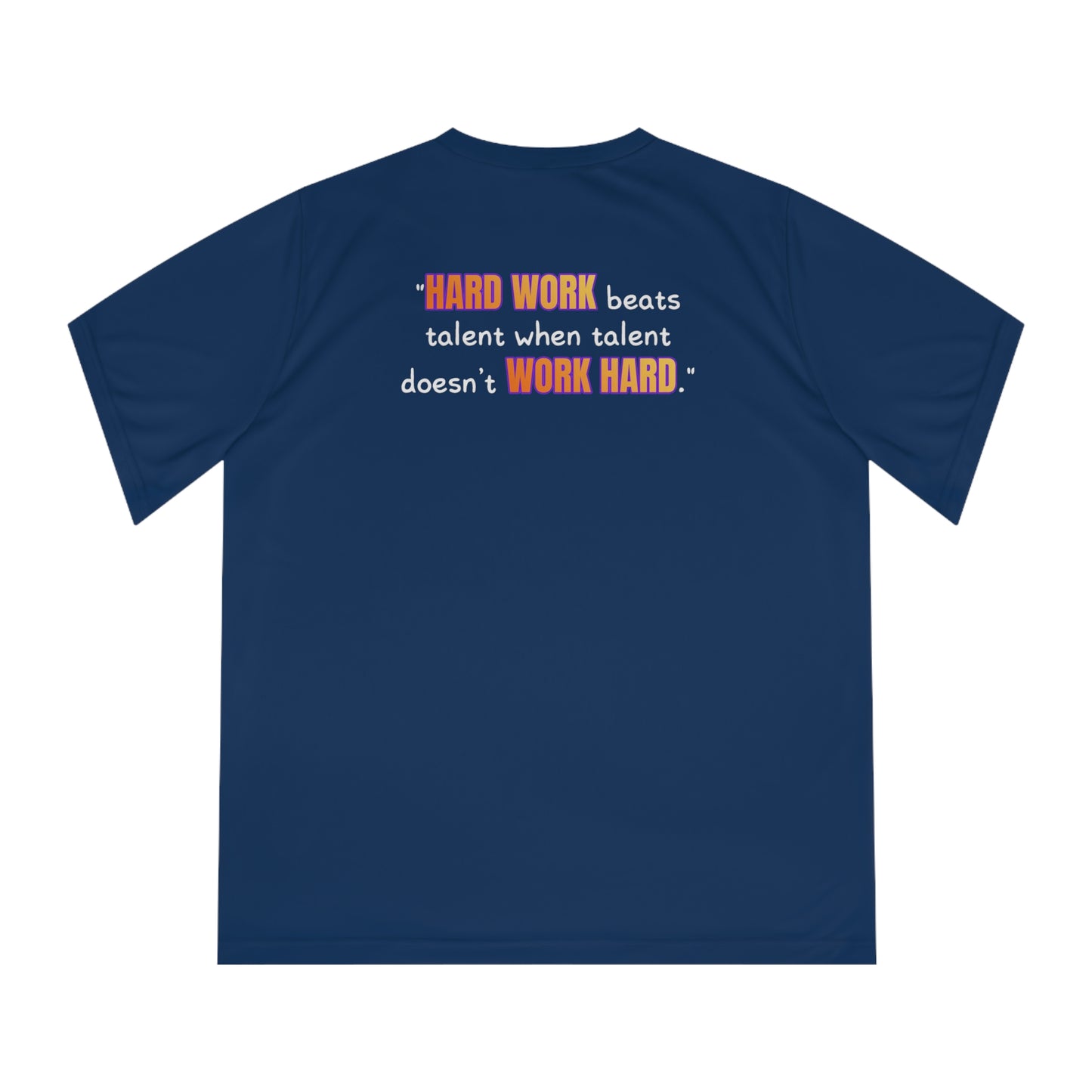 GOATI Women's Performance V-Neck T-Shirt | Moisture-Wicking & Breathable Tee | "Hard Work Beats Talent" - GOATI