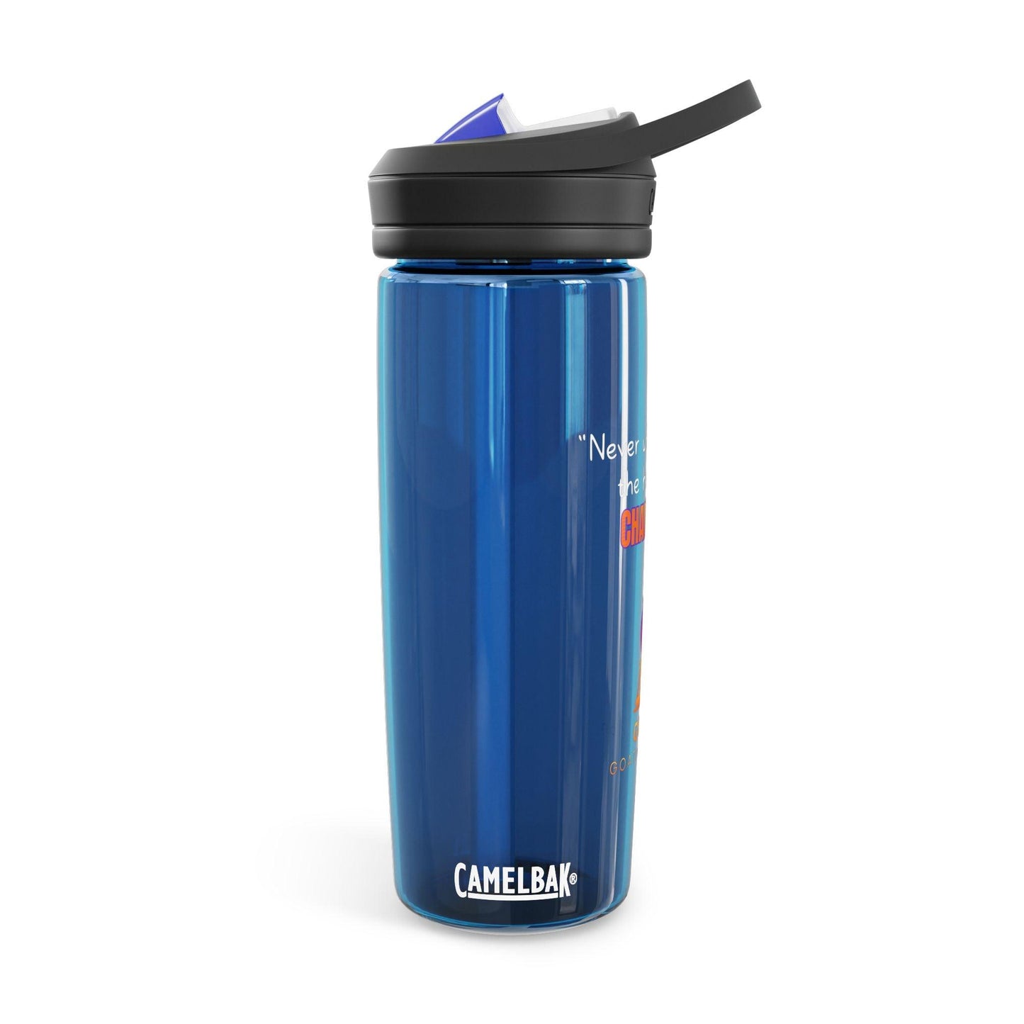 GOATI CamelBak Eddy® Water Bottle | “Heart of a Champion”  Motivational 20oz/25oz Hydration Bottle - GOATI