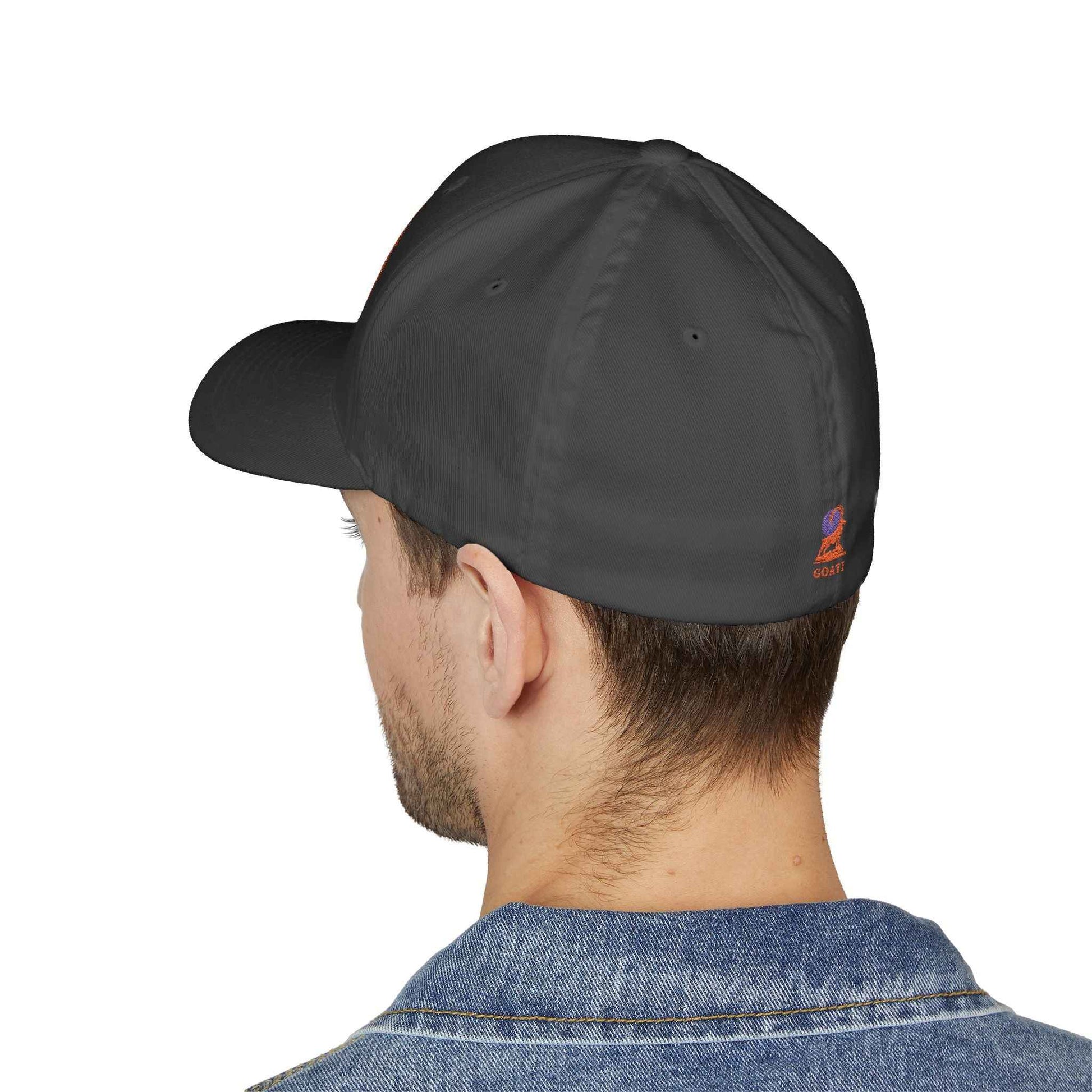 GOATI Vibrant Embroidered, Stretchable, Flex-Fitted Cap | Bold Style, Relentless Mindset